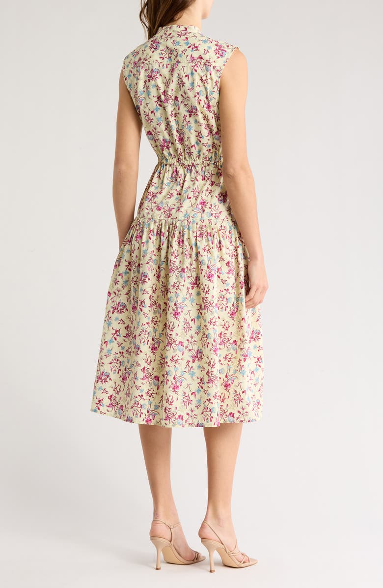 Derek Lam 10 Crosby Margaret Sleeveless Midi Dress, Alternate, color, 