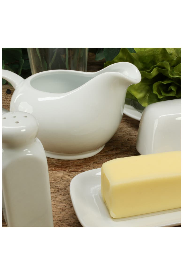 Porcelain Table Set, Alternate, color, WHITE
