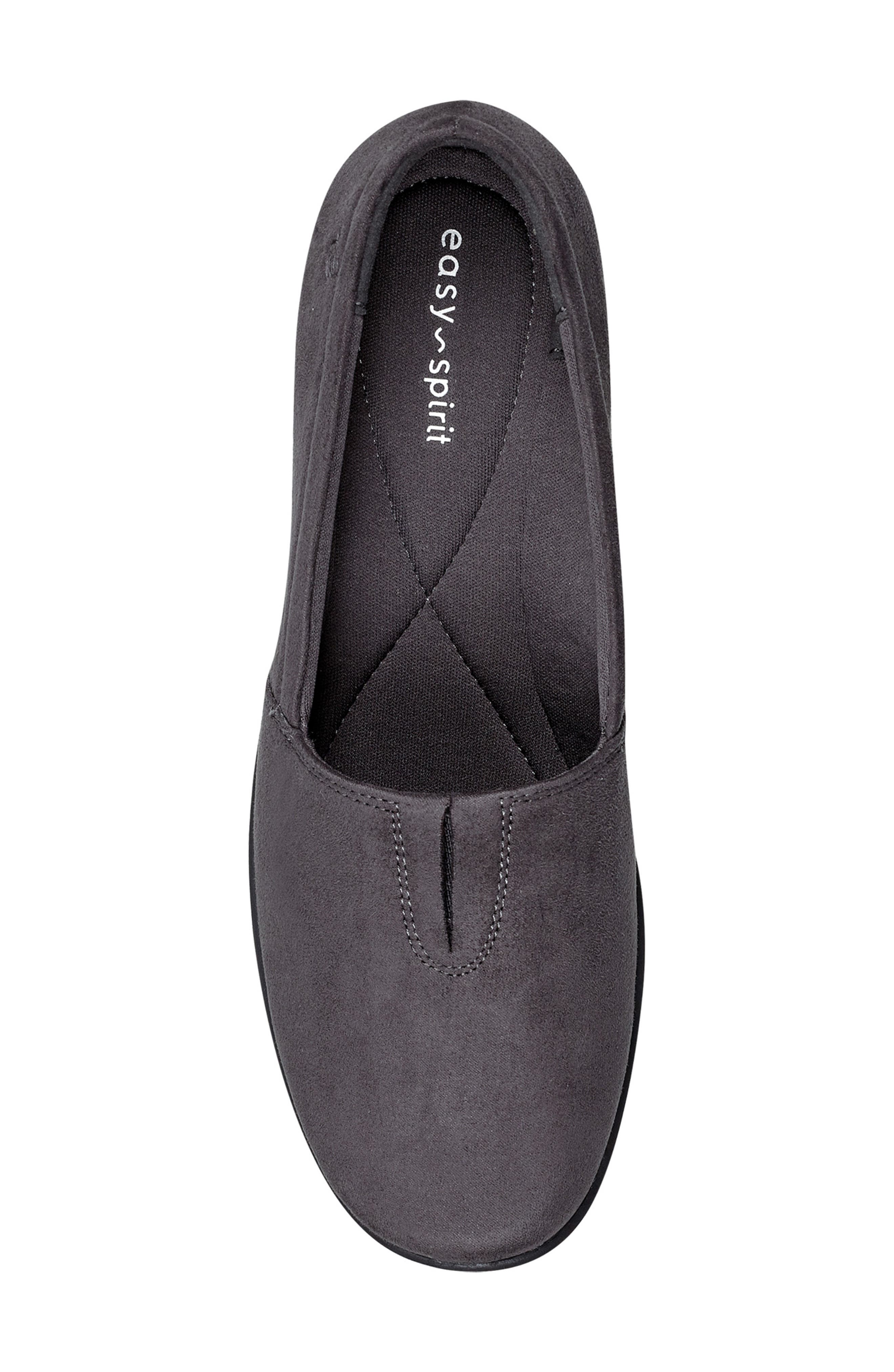 Easy Spirit Arlie Flat, Alternate, color, Dark Grey