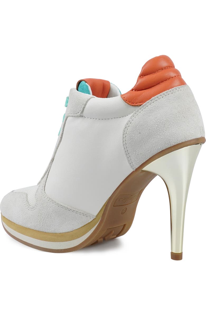 Candie's Percy Platform Pump, Alternate, color, Grey Multi