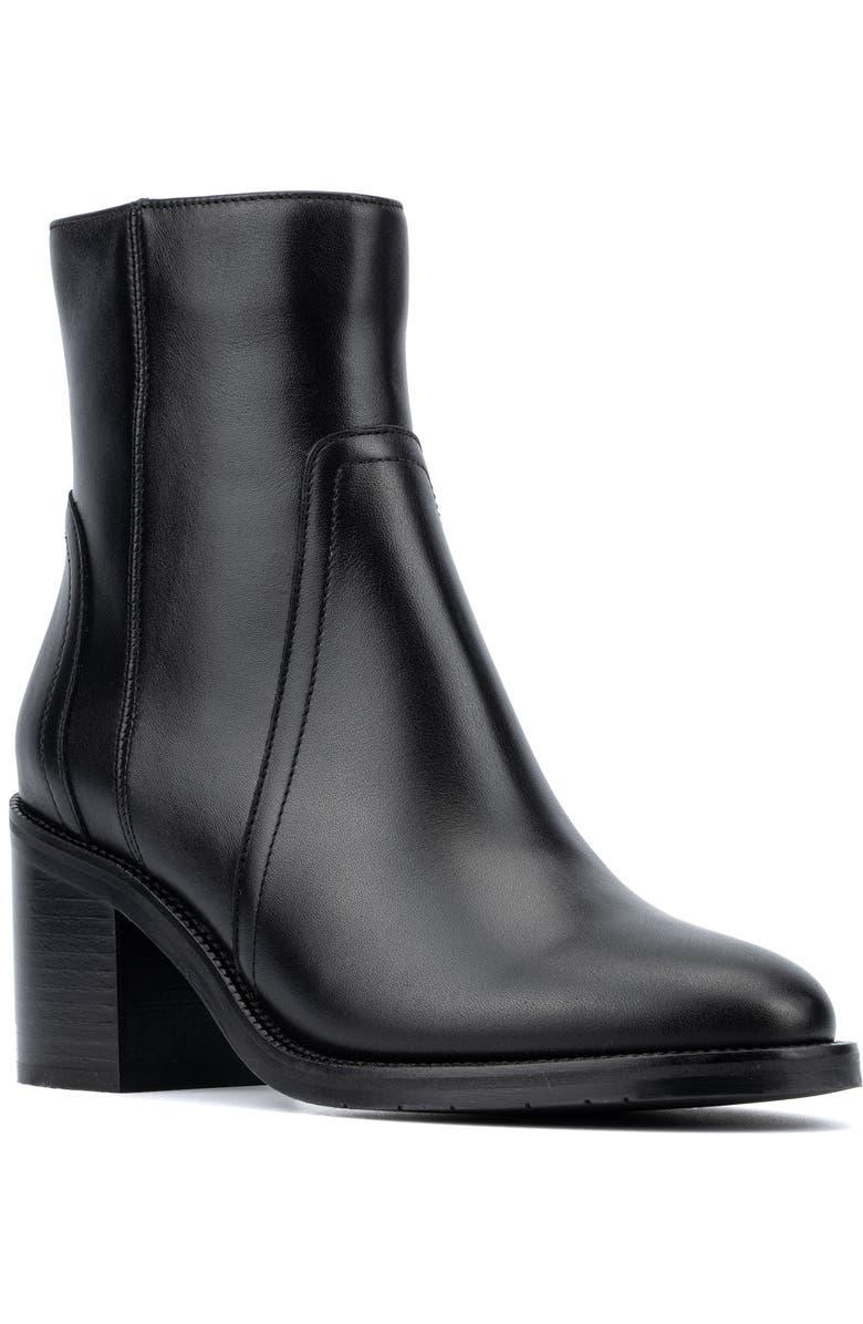 Aquatalia Janella Weatherproof Bootie, Main, color, Black