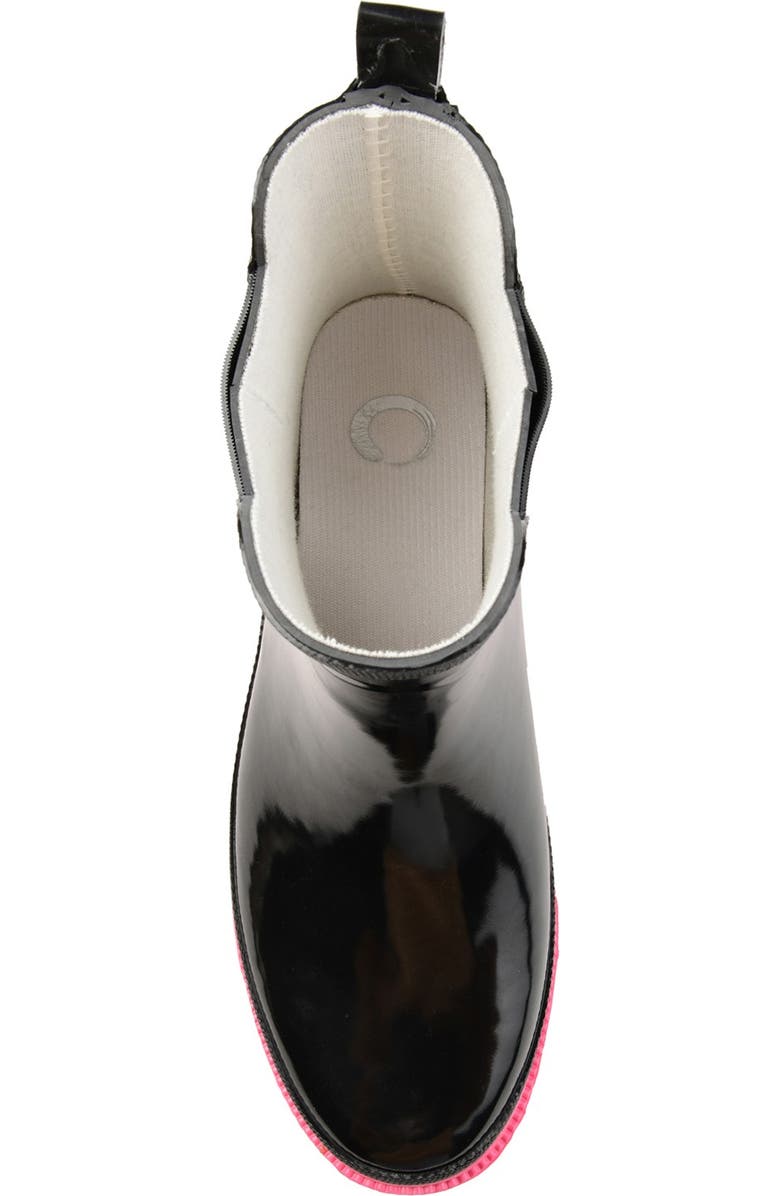 Journee Collection Tekoa Rain Boot, Alternate, color, Black