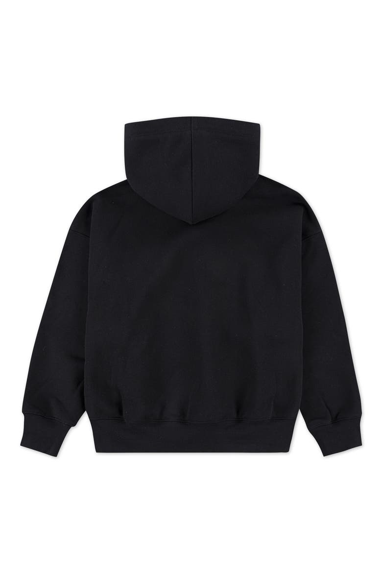 Kids' Brooklyn Fleece Hoodie, Alternate, color, BLACK