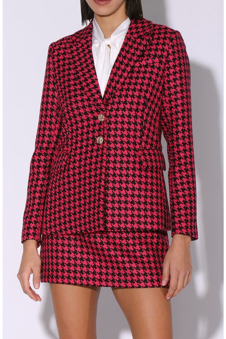Devin Houndstooth Tweed Blazer, Main, color, TAVERN TWEED