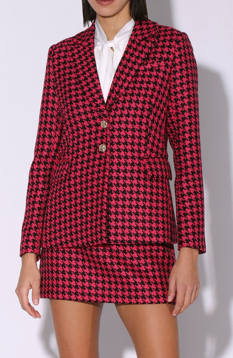 Walter Baker Devin Houndstooth Tweed Blazer, Main, color, Tavern Tweed