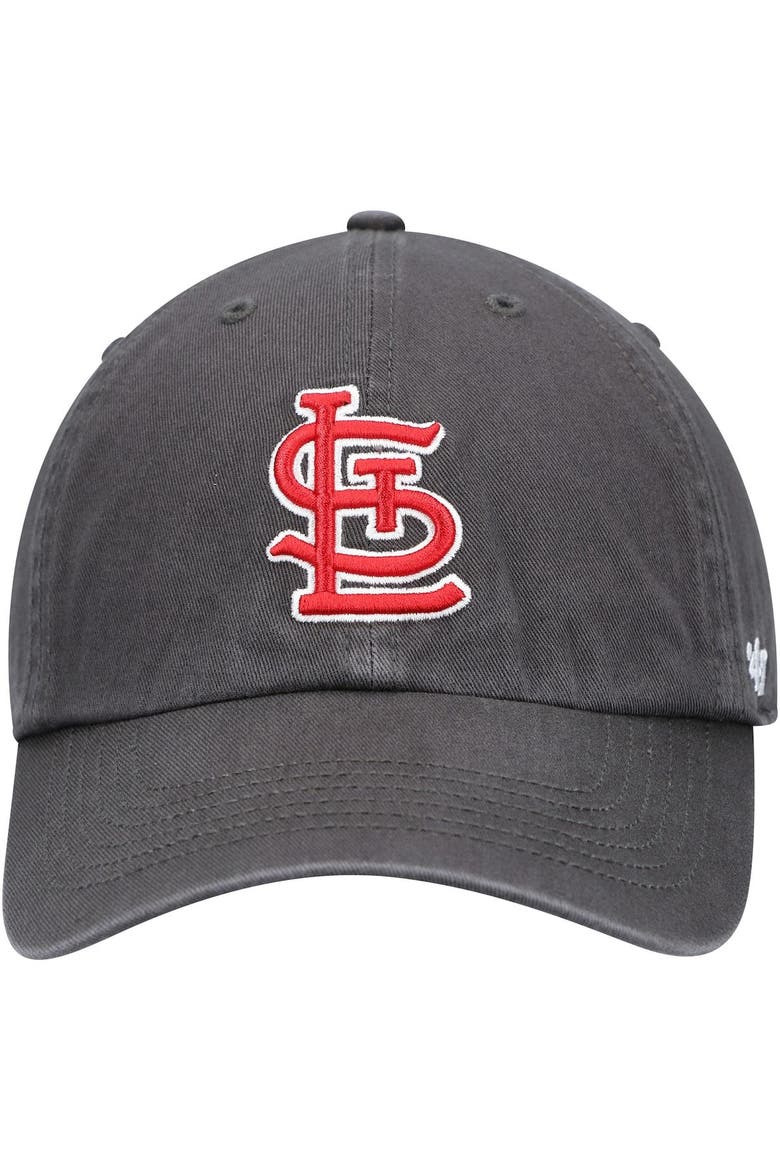 Men's '47 Graphite St. Louis Cardinals Franchise Fitted Hat, Alternate, color, Graphite