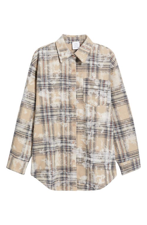 Nikki Lund Joan Faded Plaid Button-up Shirt
