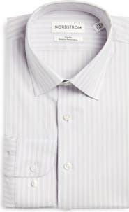 Nordstrom Trim Fit Premium Performance Dress Shirt