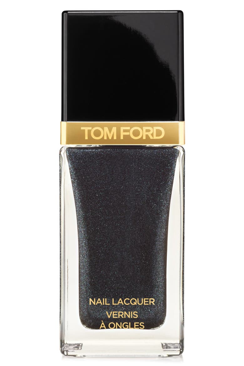 'Noir' Nail Lacquer, Main, color, BLACKOUT
