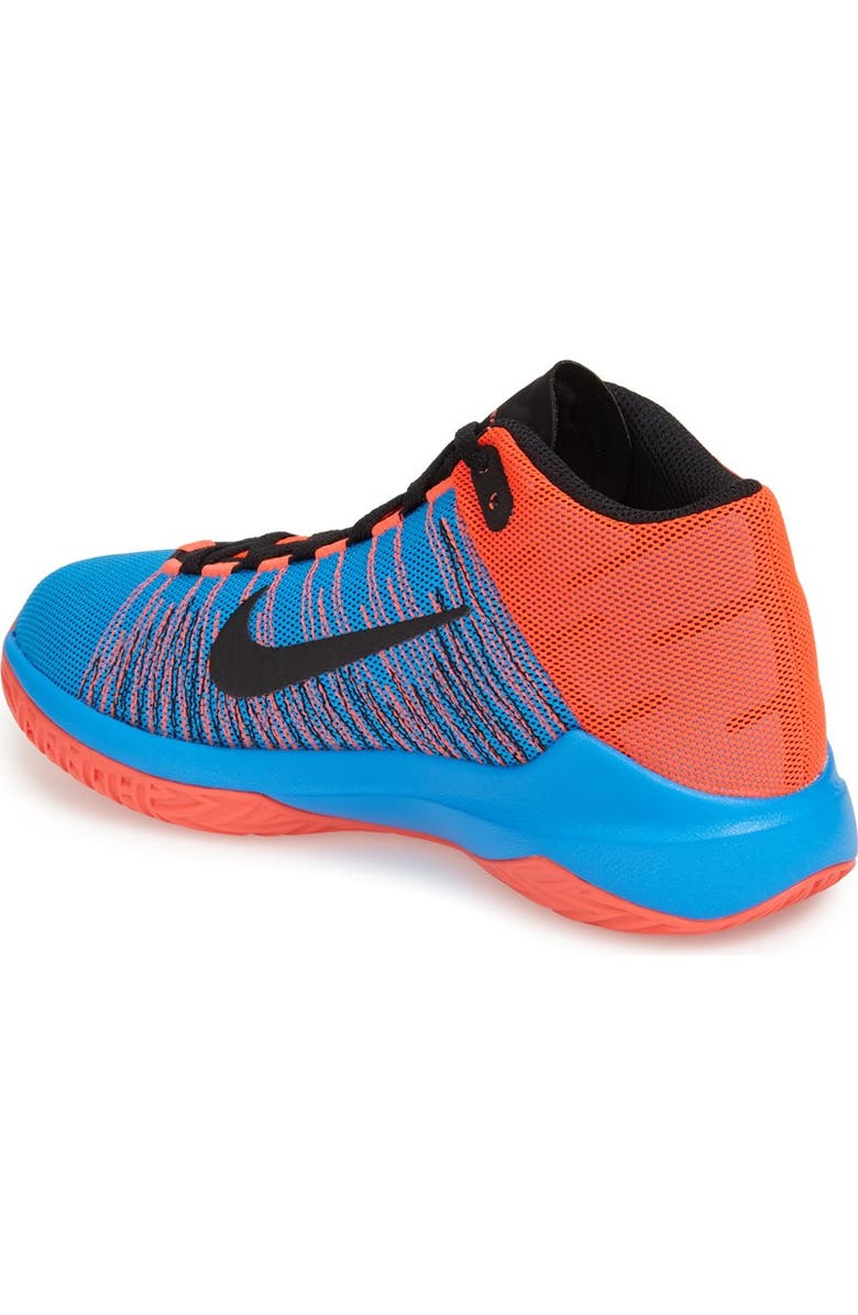 Nike 'Zoom Ascension' High Top Basketball Shoe, Alternate, color,