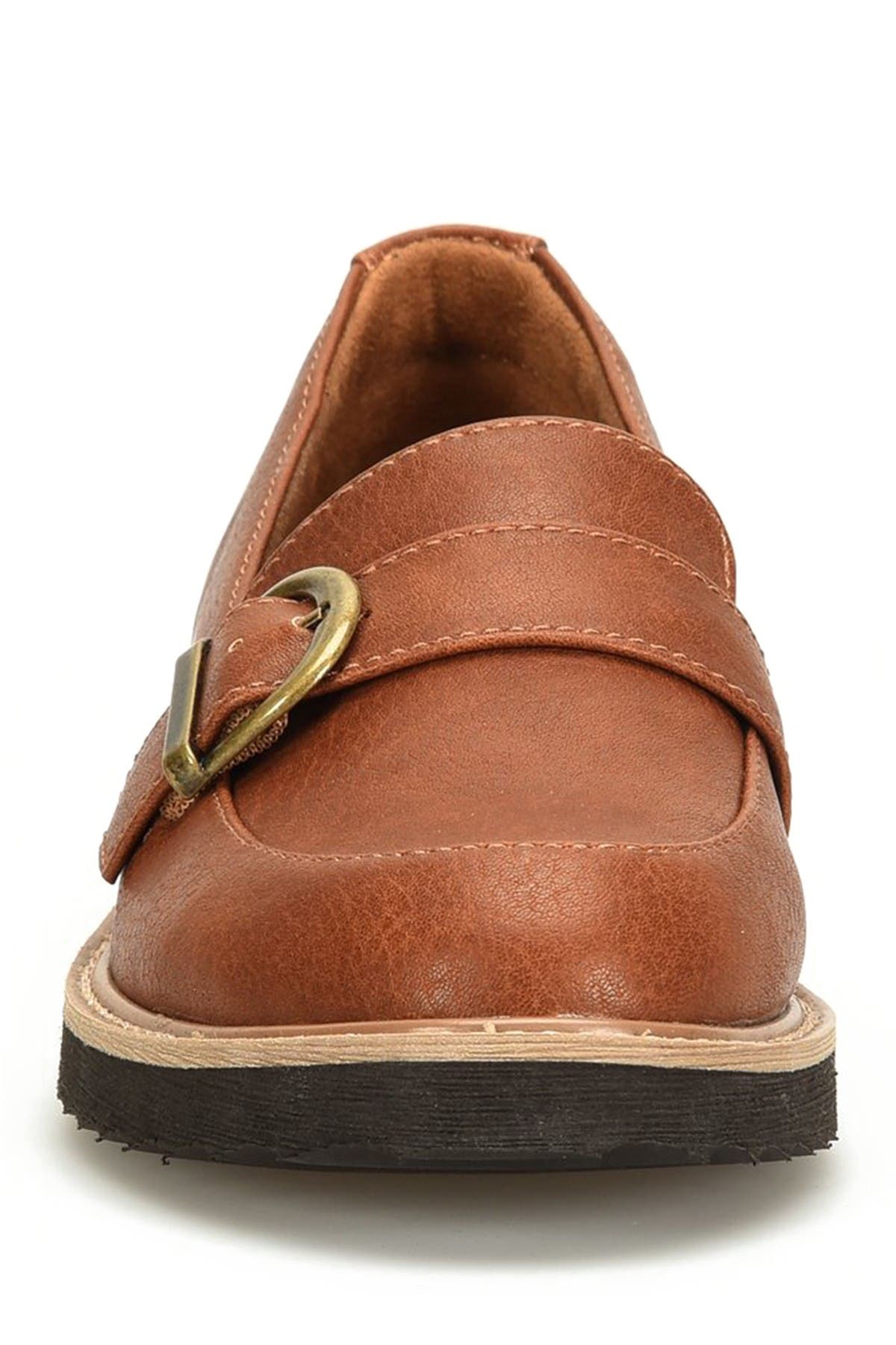 EUROSOFT Lucena Buckle Accented Loafer, Alternate, color, 