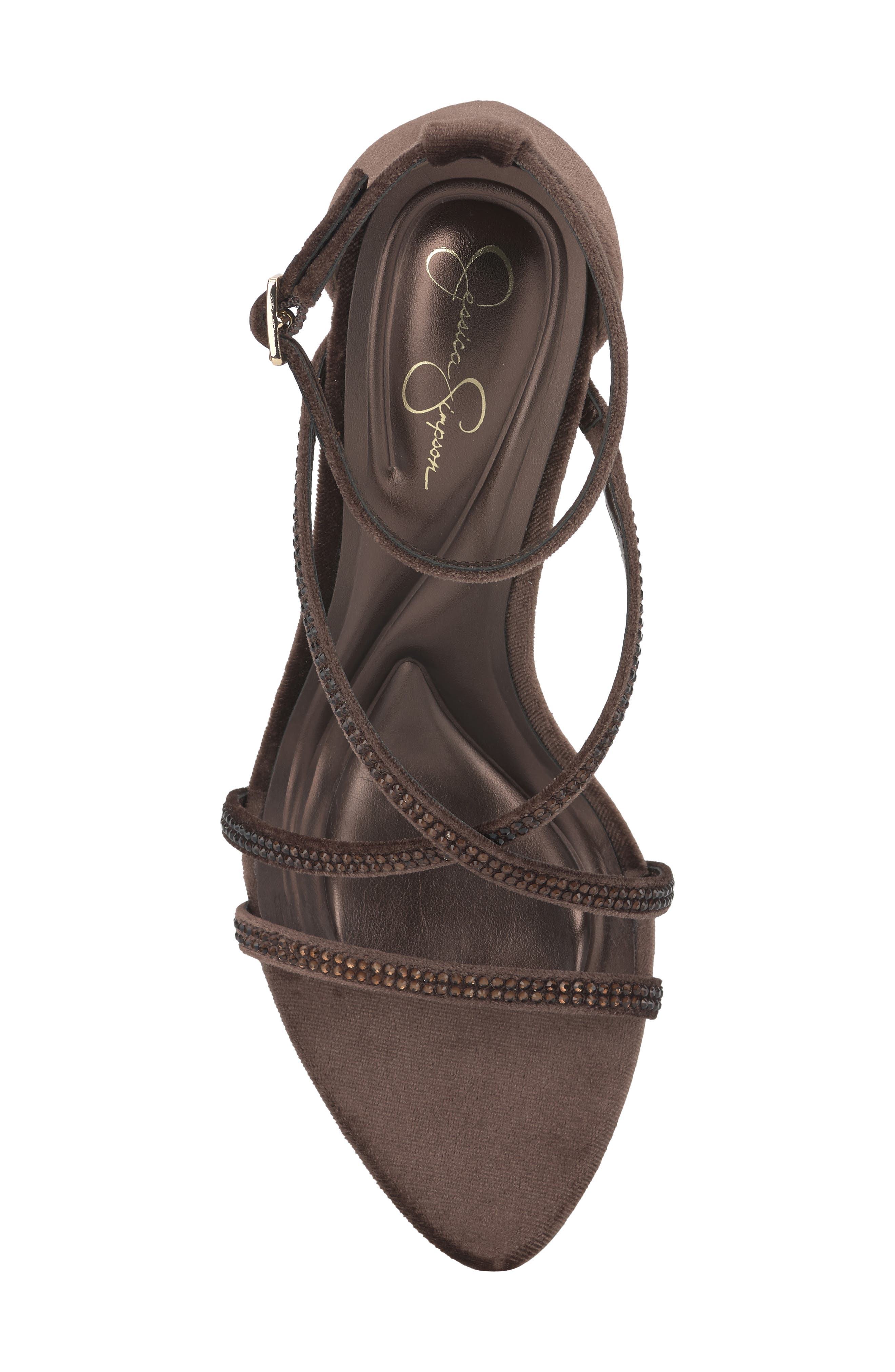 Kaliye Strappy Sandal, Alternate, color, DARK TRUFFLE