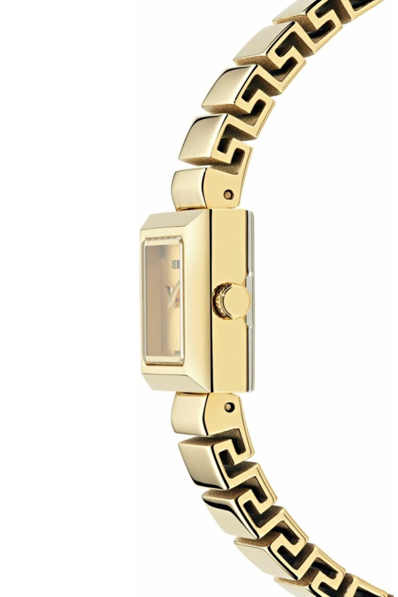 V-Square Petite Bracelet Watch, Alternate, color, GOLD/ GOLD