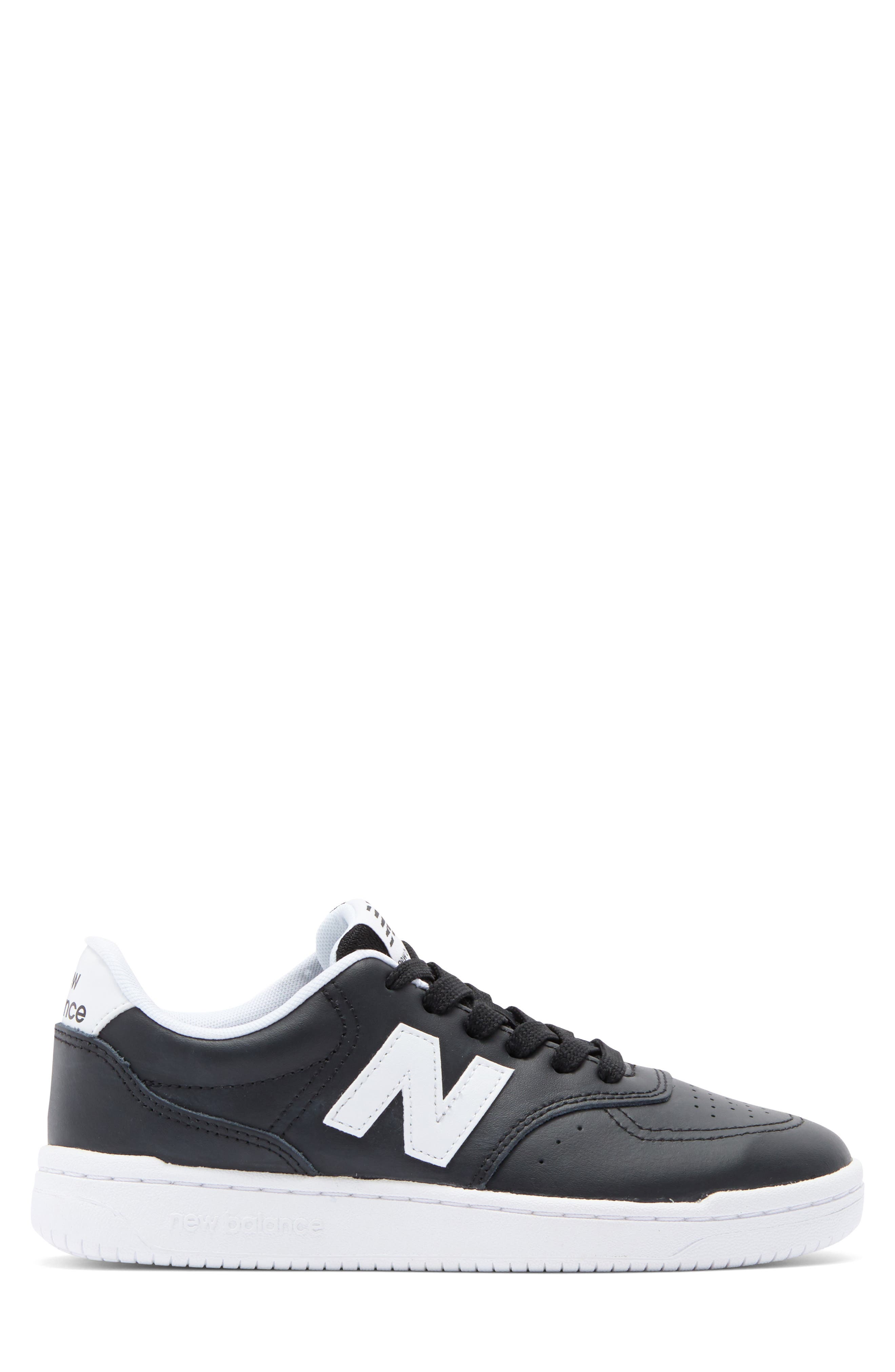New Balance 80 Basketball Sneaker, Alternate, color, Black/ White