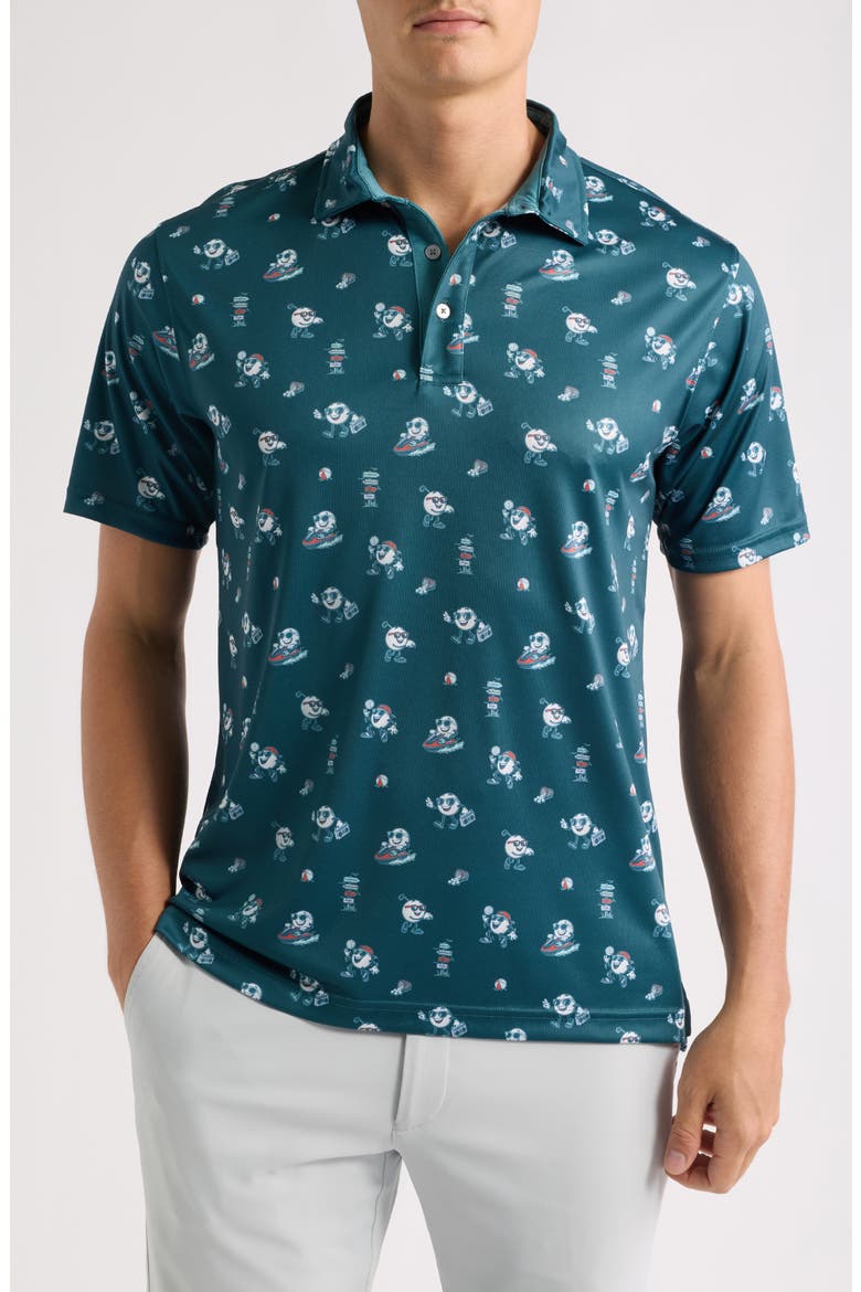 Jet Performance Golf Polo, Main, color, ATLANTIC DEEP