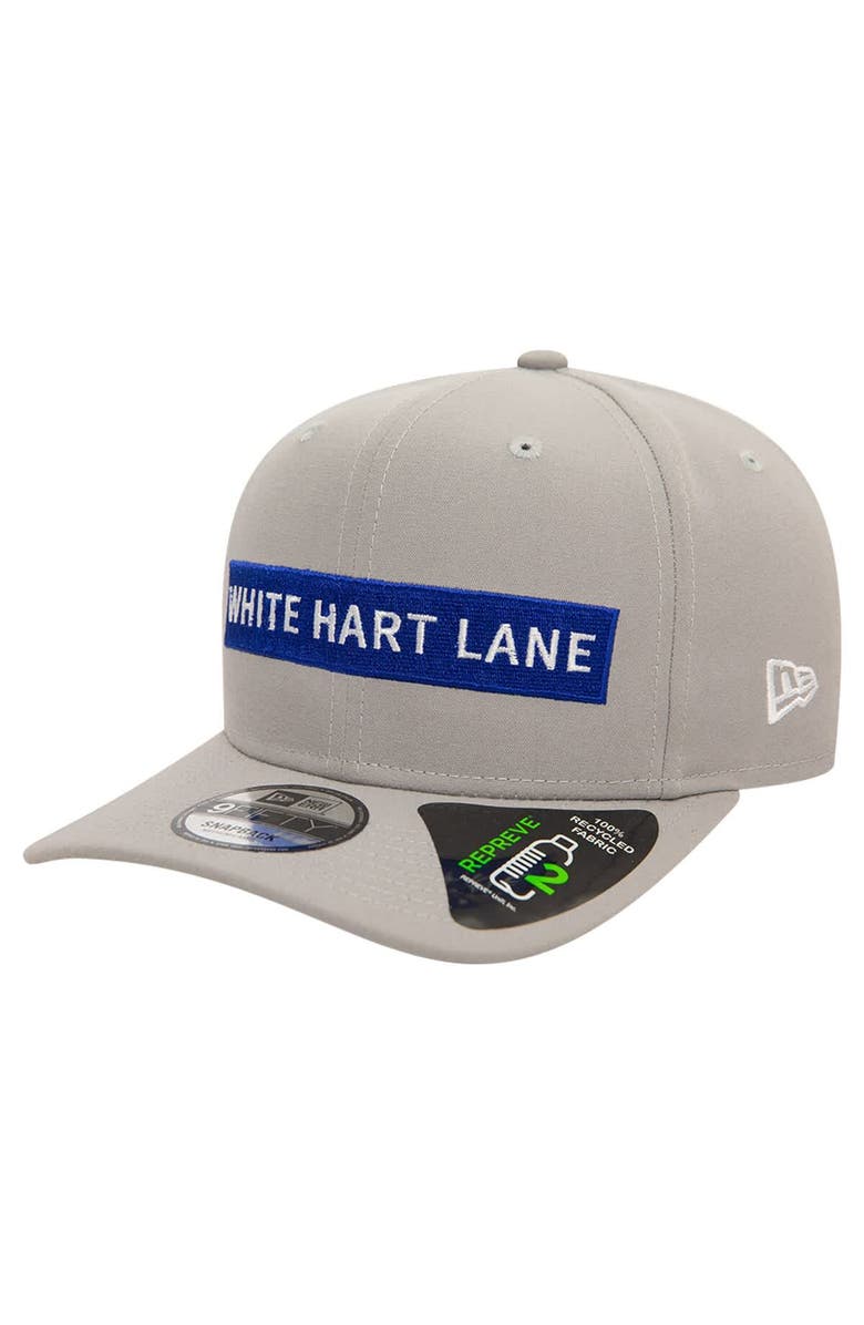 New Era Men's New Era Gray Tottenham Hotspur White Hart Lane 9FIFTY Original Fit Snapback Hat, Main, color, Gray