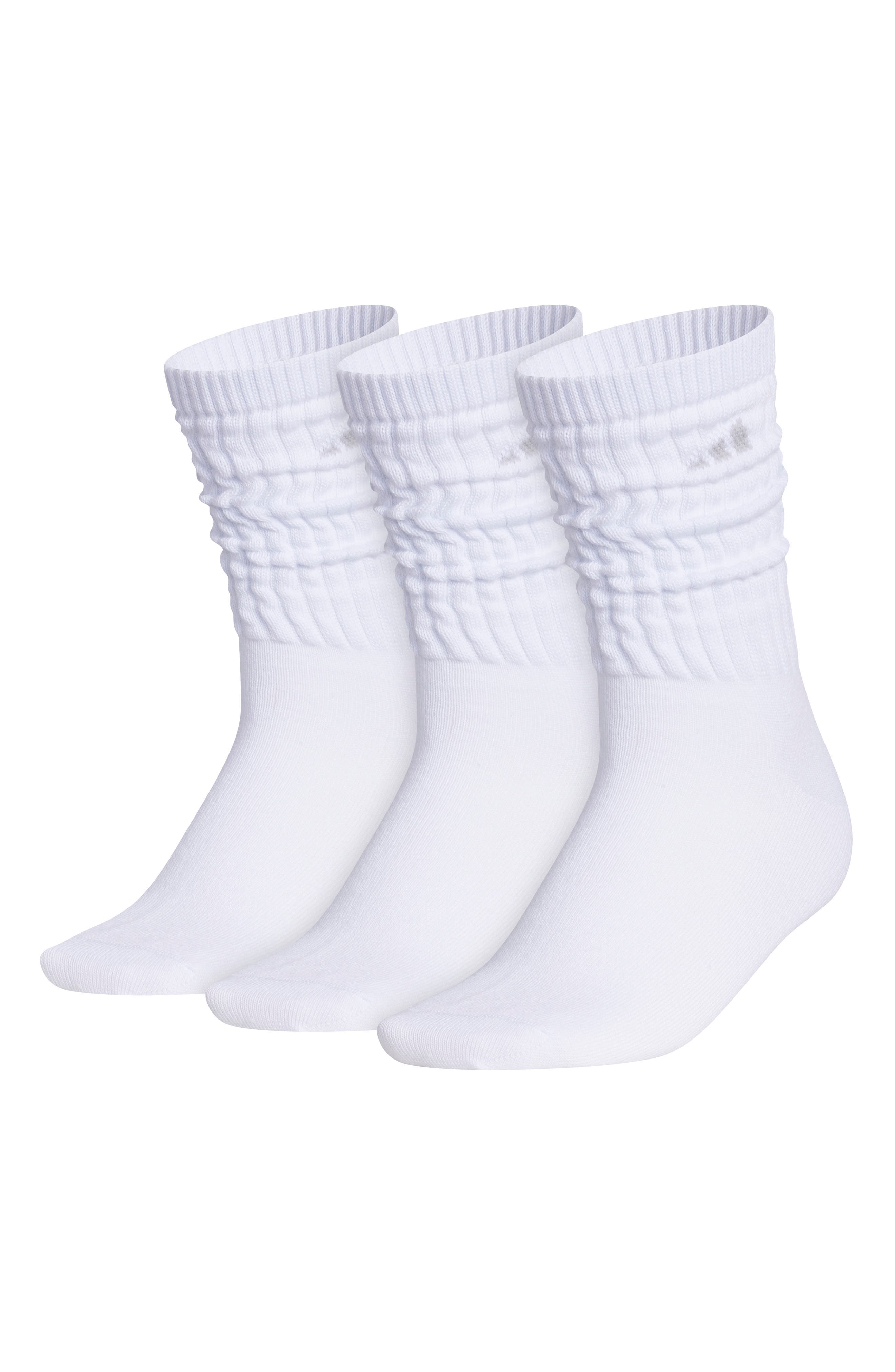 adidas Scrunch Athletic 3-Pack Crew Socks