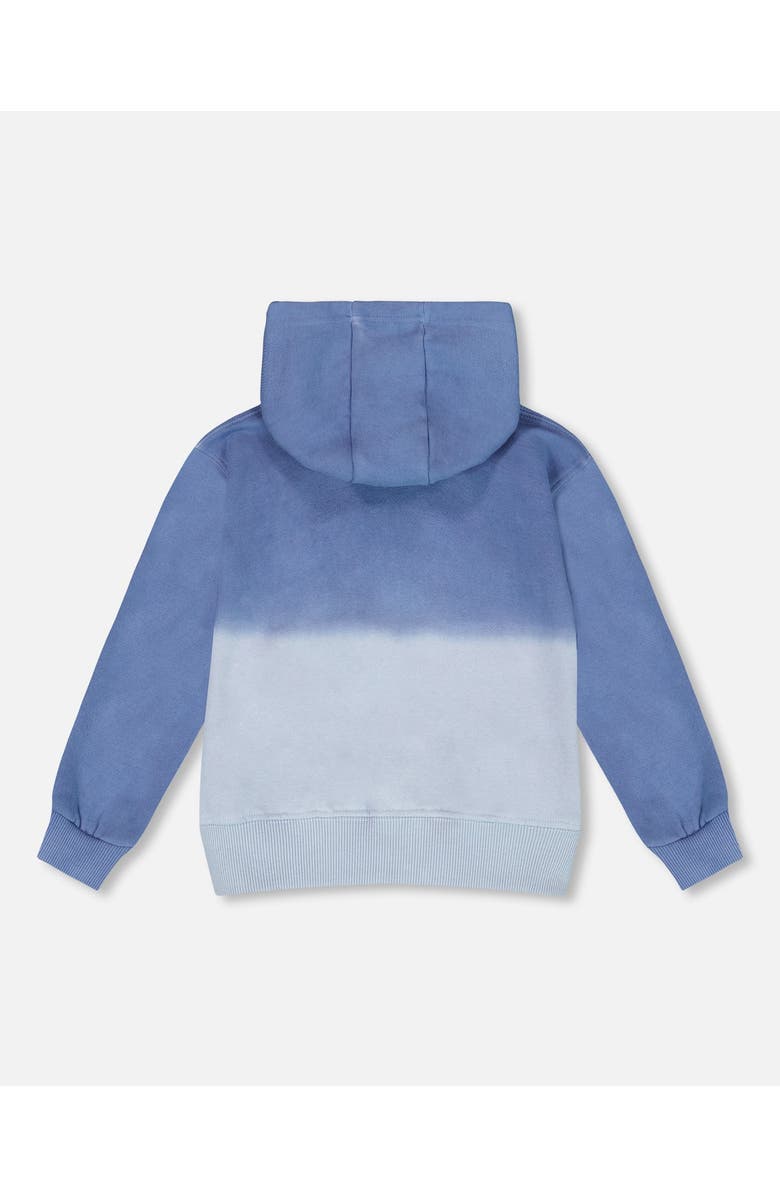 Deux par Deux Full Zip Hooded Fleece Jacket, Alternate, color,