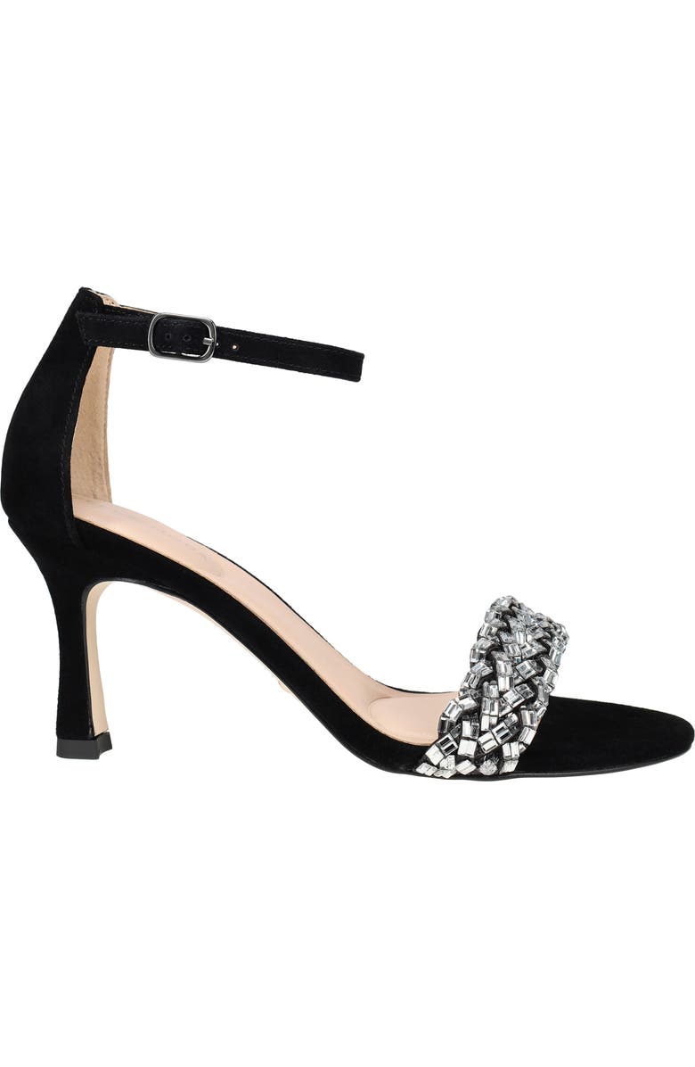 Pelle Moda Heidy Ankle Strap Sandal, Alternate, color, Black