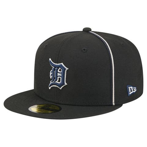 Men's New Era Black Detroit Tigers Soutache 59FIFTY Fitted Hat