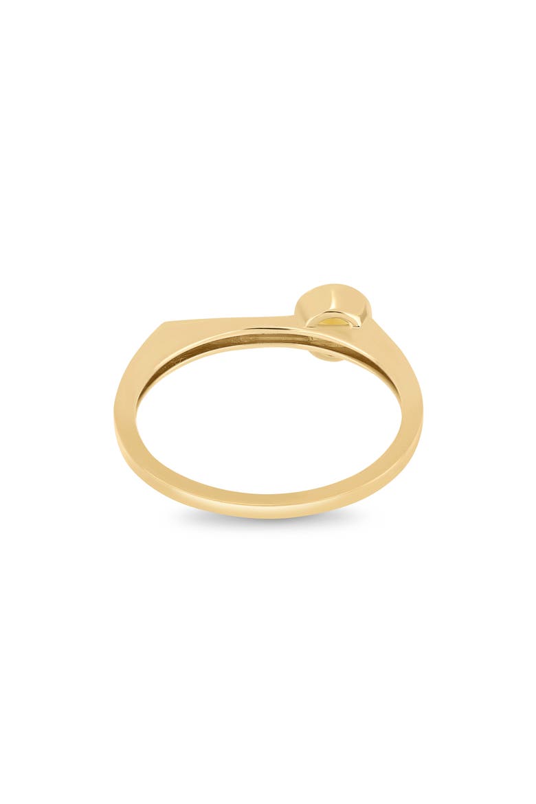 14K Gold Citrine Stackable Ring (Online Trunk Show), Alternate, color, 14K YELLOW GOLD/ CITRINE