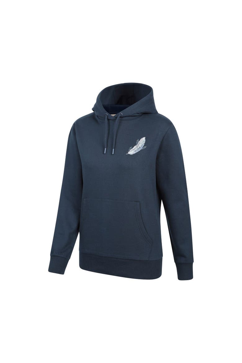 Floating Feather Hoodie, Alternate, color, Navy
