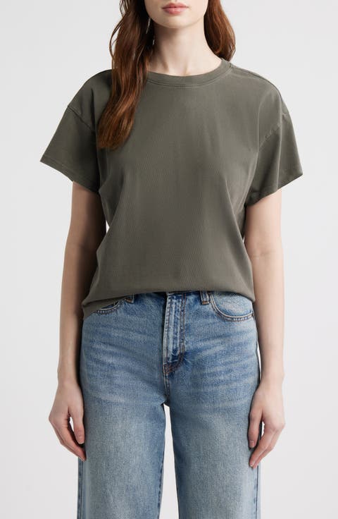 Kelly Washed Boxy Cotton T-Shirt