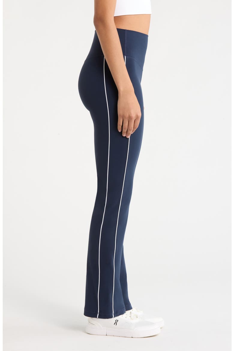 Studio Luxe Piped Bootcut Leggings, Alternate, color, NAVY SAPPHIRE