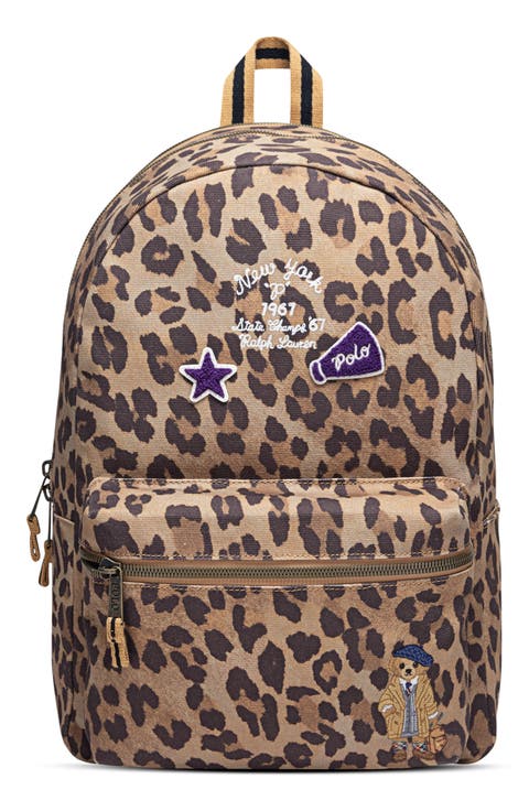 Kids' Varsity Leopard Print Backpack