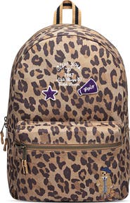 Ralph Lauren Kids' Varsity Leopard Print Backpack