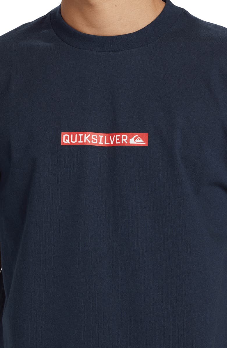 Quiksilver Clicker Logo Organic Cotton Graphic T-Shirt, Alternate, color, 