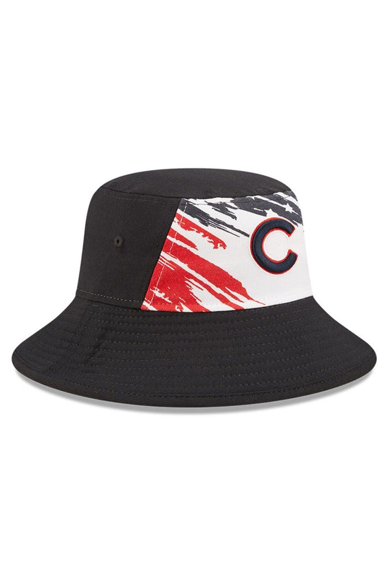 Men's New Era Navy Chicago Cubs 2022 4th of July Bucket Hat, Alternate, color, Navy
