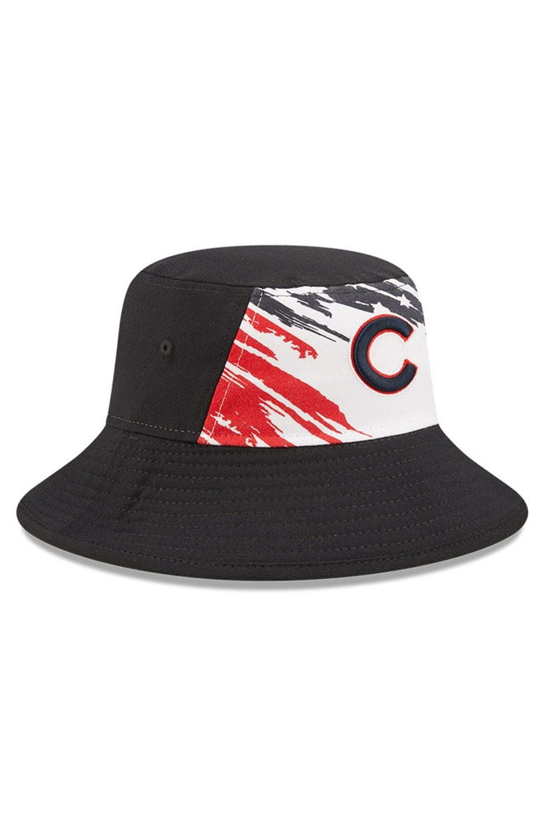 New Era Men's New Era Navy Chicago Cubs 2022 4th of July Bucket Hat, Alternate, color, Navy