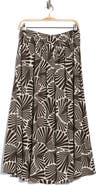 JASON WU Printed Full Midi Skirt