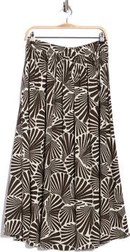 JASON WU Printed Full Midi Skirt