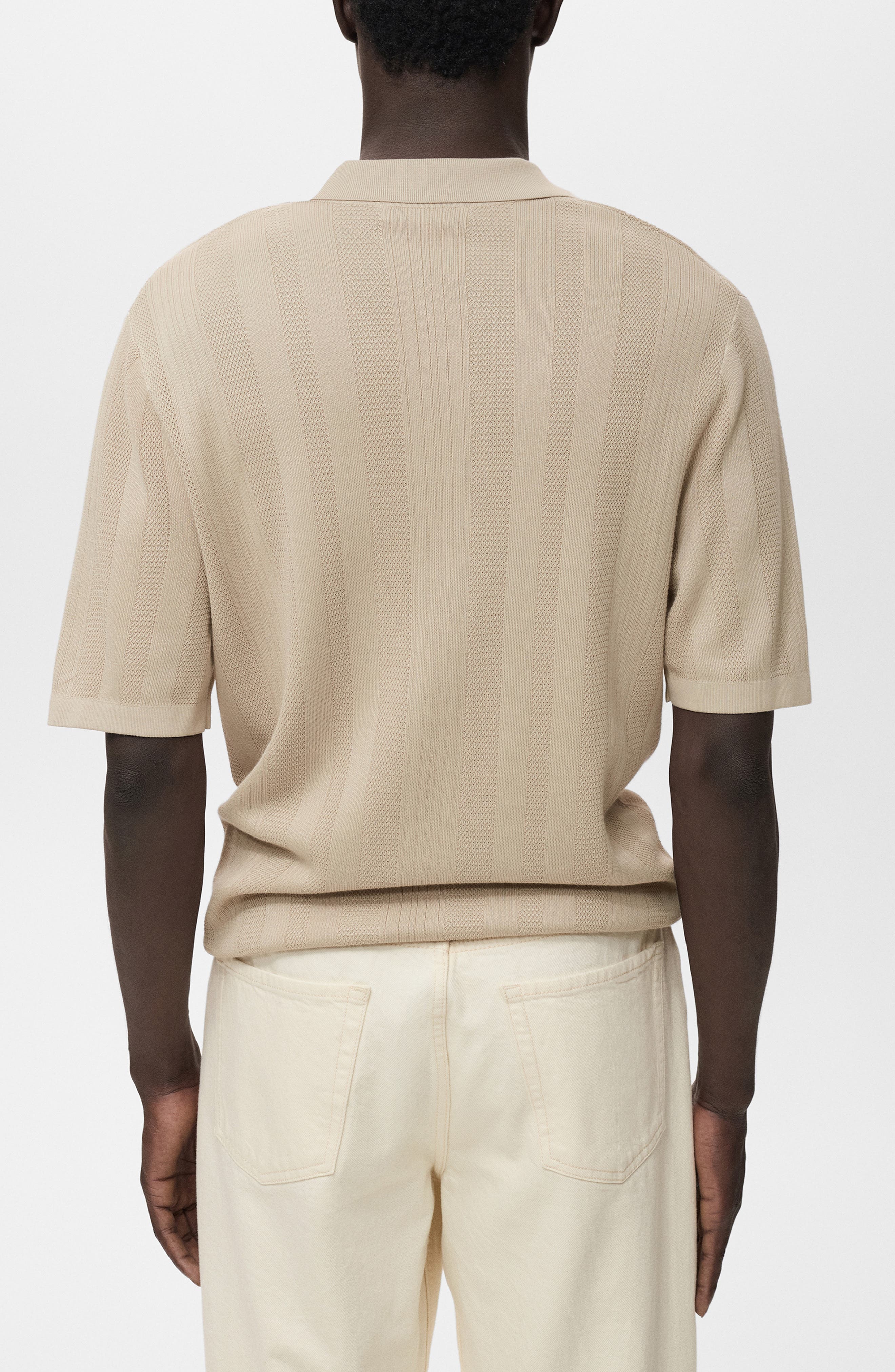 Rib Johnny Collar Polo - image 2