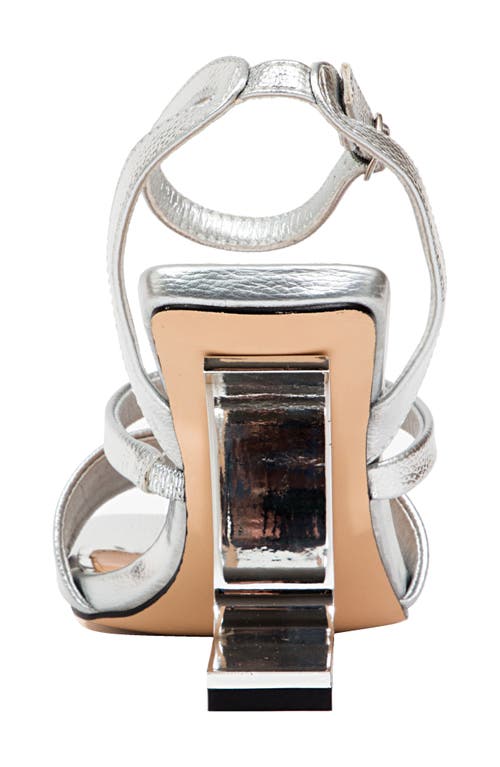 Ninety Union Priva Ankle Strap Sandal In Silver