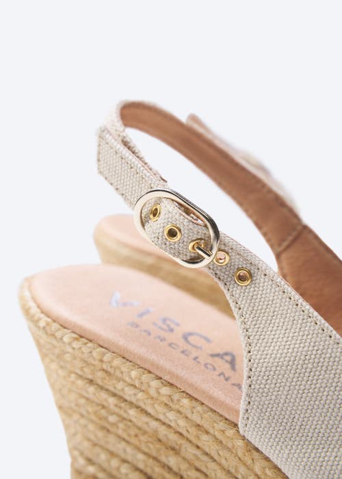 Viscata Palomera Canvas Espadrille Wedges In Brown