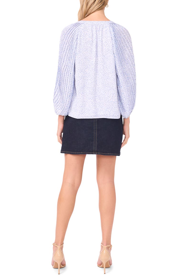 Abstract Print Button-Up Shirt, Alternate, color, LAKE BREEZE