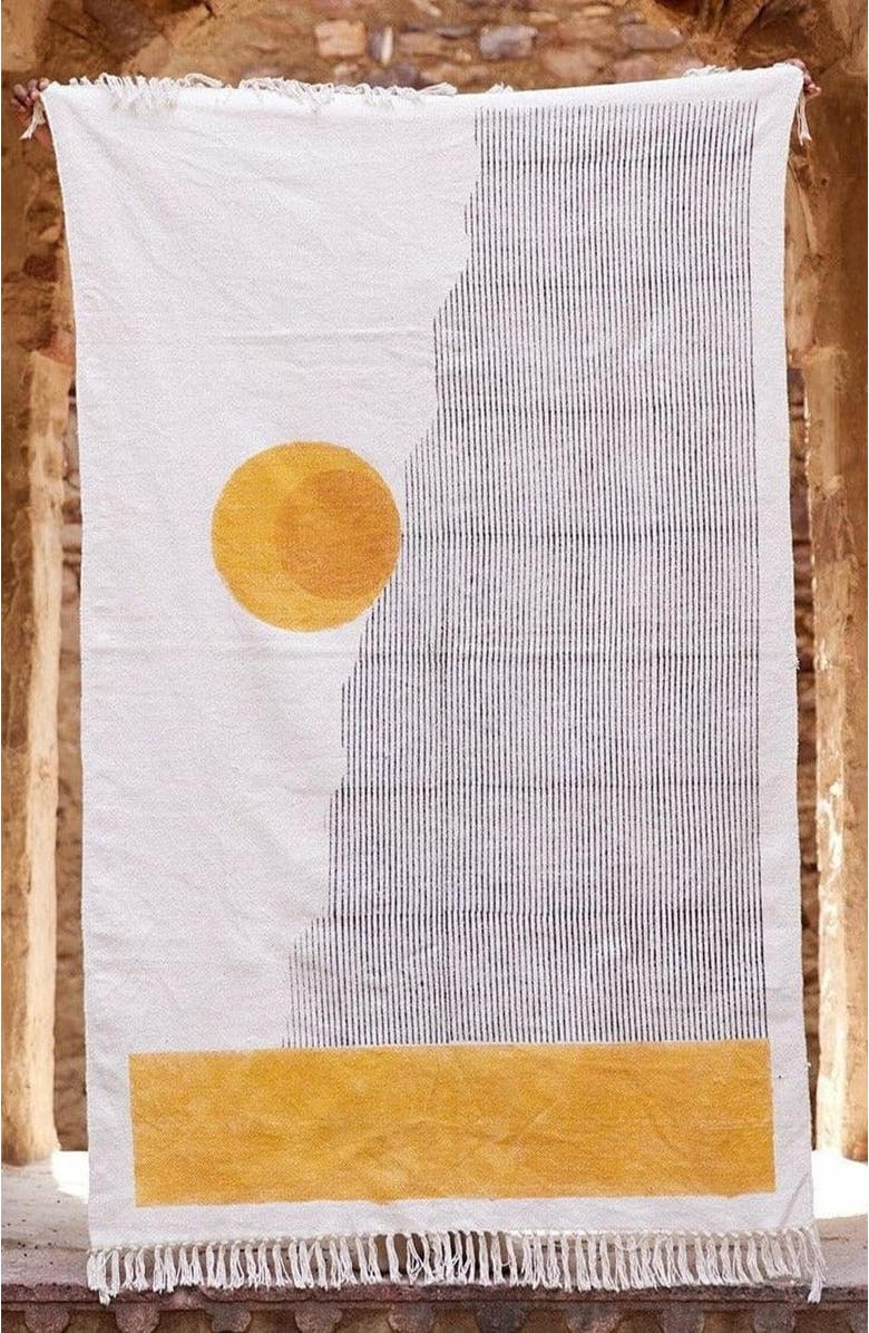 CQC LA New Sun Rug - 4' x 6', Alternate, color, 