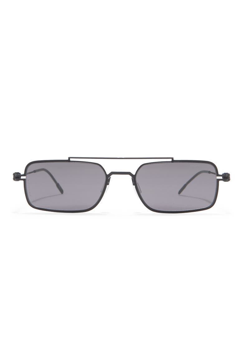 54mm Rectangle Sunglasses, Main, color, BLACK BLACK GREY/ GRY