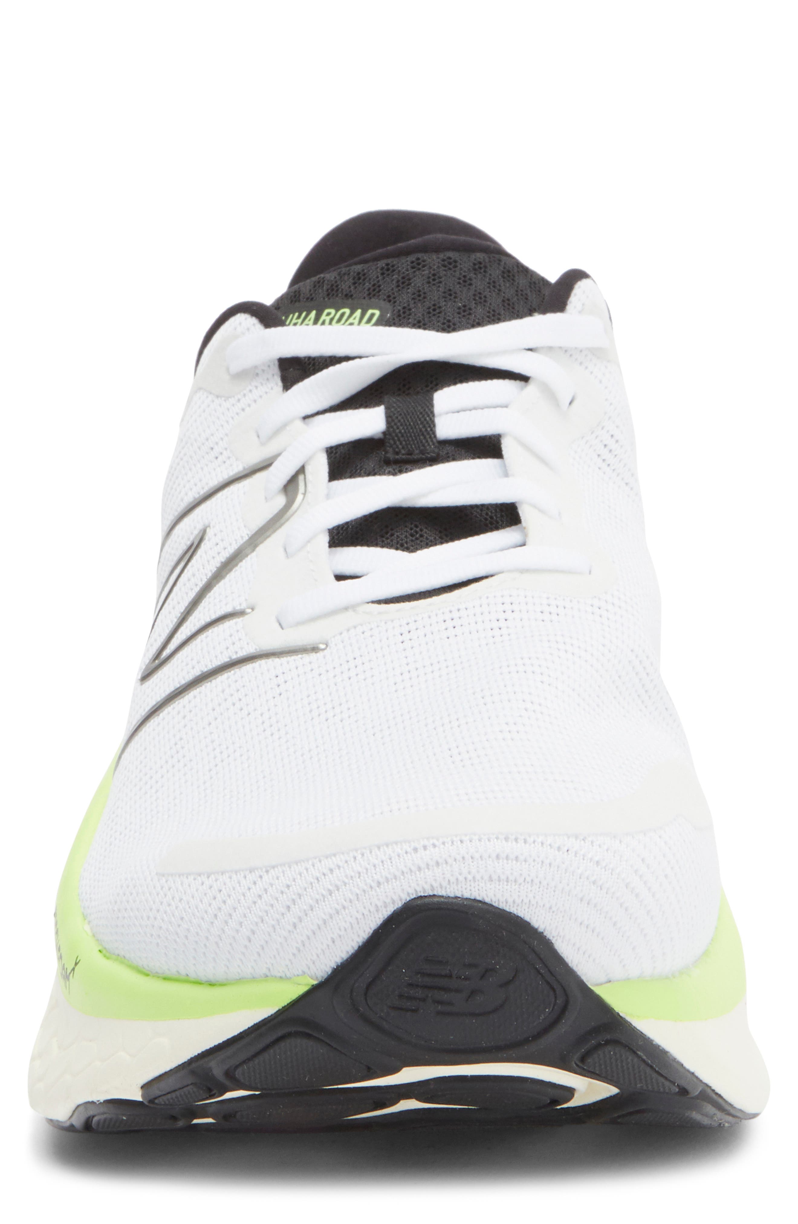 New Balance Fresh Foam X Kaiha Road Running Shoe, Alternate, color, White/ Mint Flash