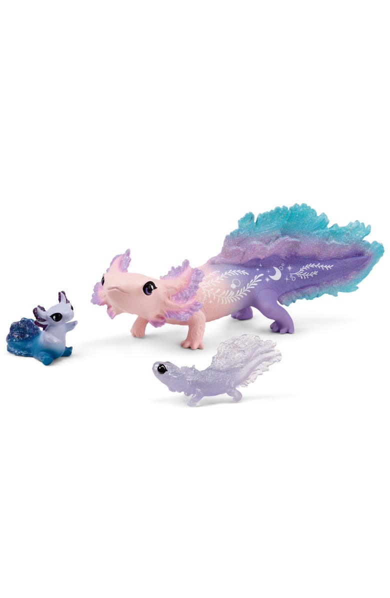 Schleich Bayala Axolotl Discovery Set, 3 Figures, Collectible Toy, Kids 5+, Main, color, 