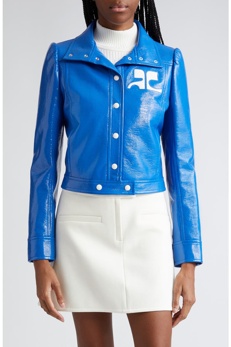 Re-Edition Vinyl Jacket, Main, color, BLUE