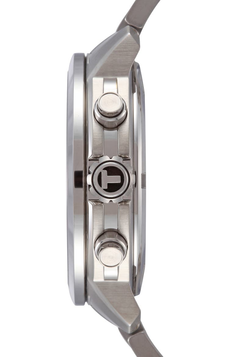 PRC200 Chronograph Bracelet Watch, 42mm, Alternate, color, SILVER/ BLACK/ SILVER