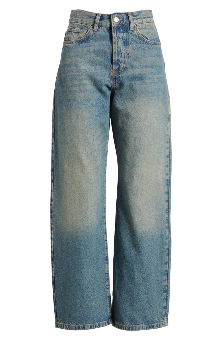 Topshop Column Jeans, Alternate, color, 