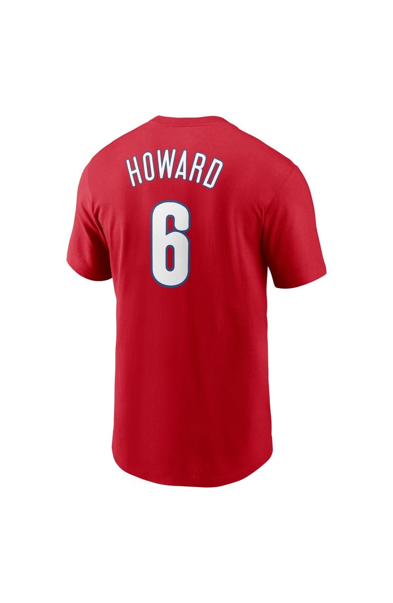 Nike Men's Nike Ryan Howard Red Philadelphia Phillies Fuse Name & Number T-Shirt, Alternate, color, Red