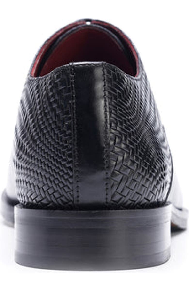 CARLOS SANTANA Arlo Cap-toe Oxford, Alternate, color, Black