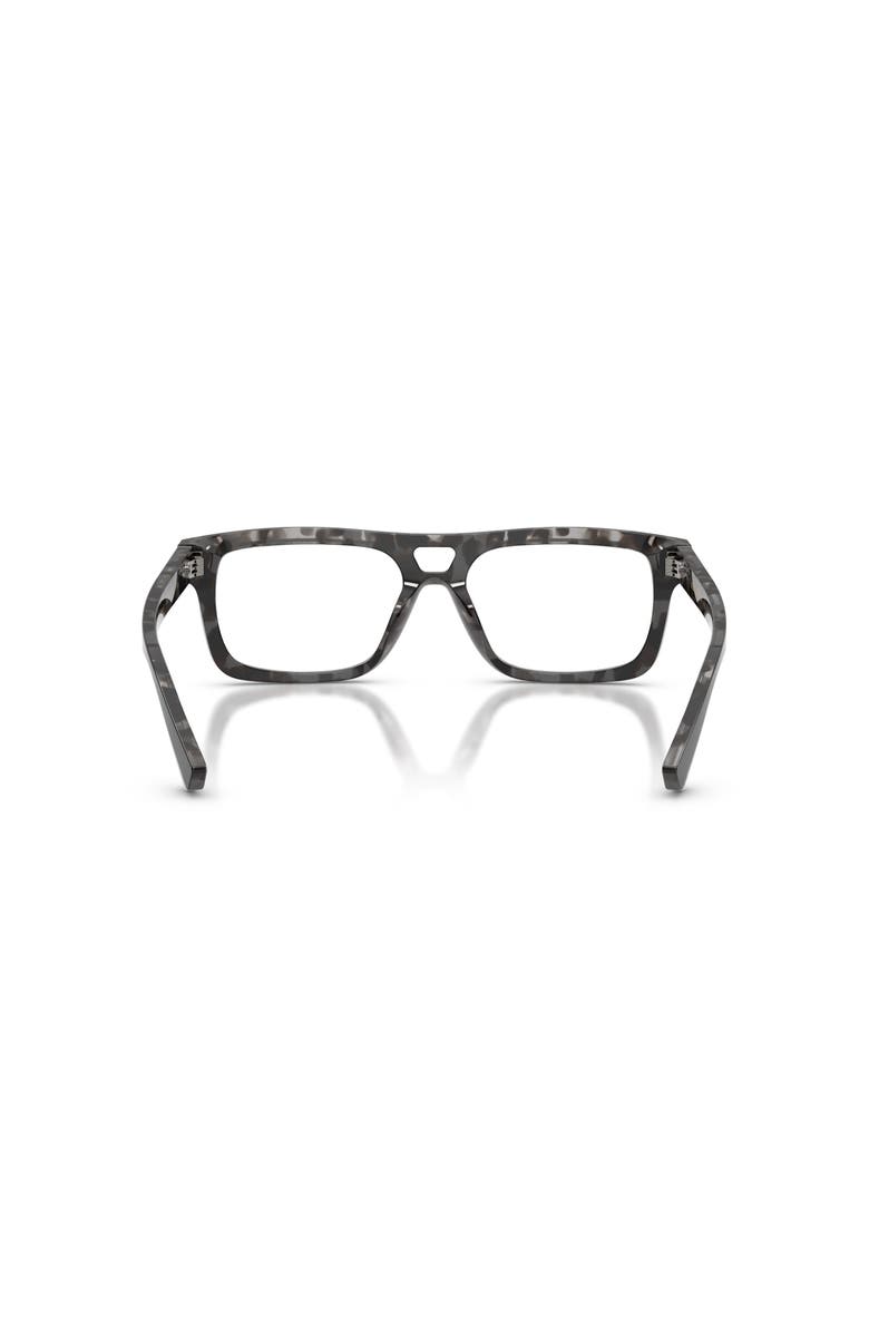 Dolce&Gabbana 54mm Rectangle optical glasses, Alternate, color, Black