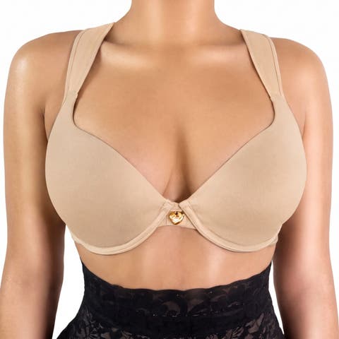 X Yahaira Happy Bra Back Detachable Plunge Push-Up Bra Smoother